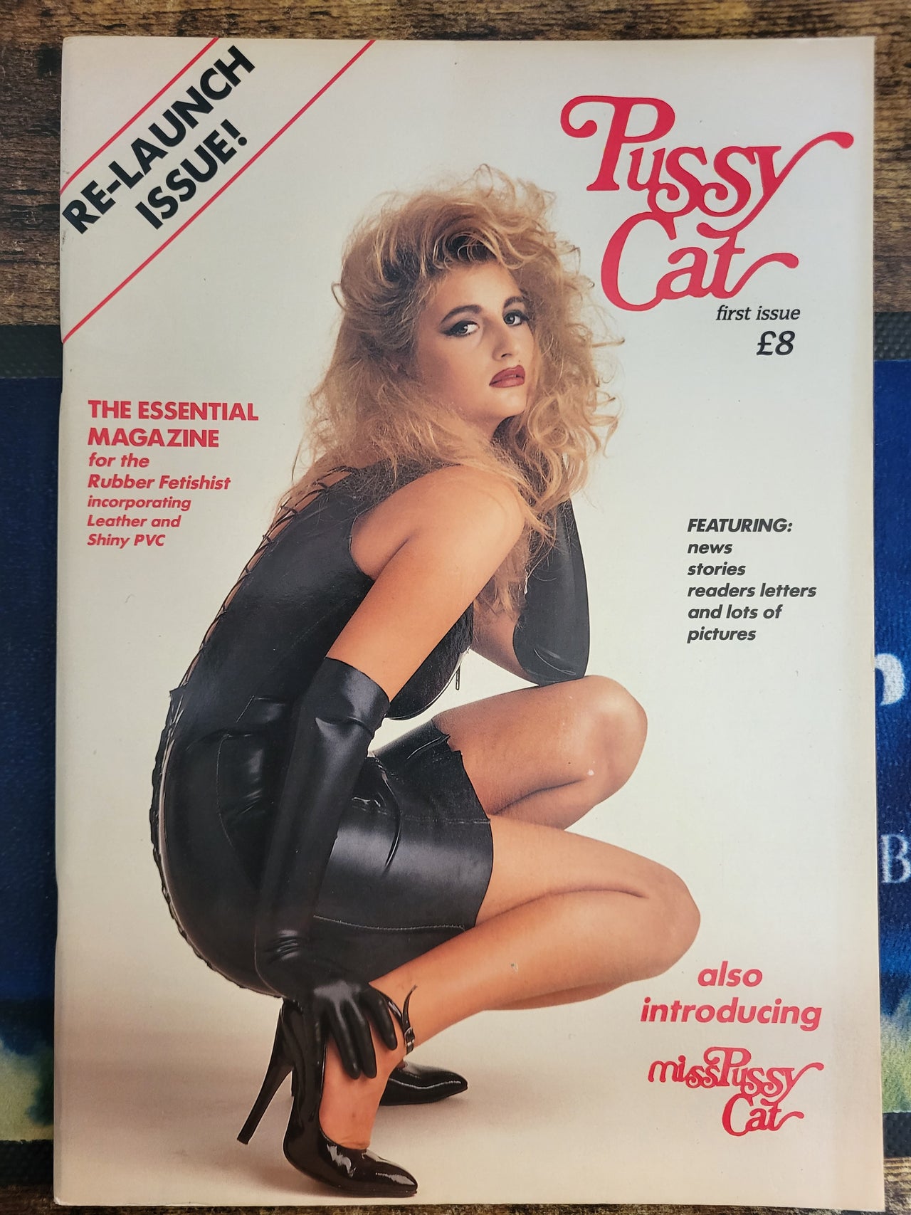 Pussy Cat Magazine No 1 (Relaunch Issue).. UK Rubber Fetish Magazine