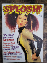 Splosh Magazine No 35.. Food Throwing And Mud Wrestling Magazine