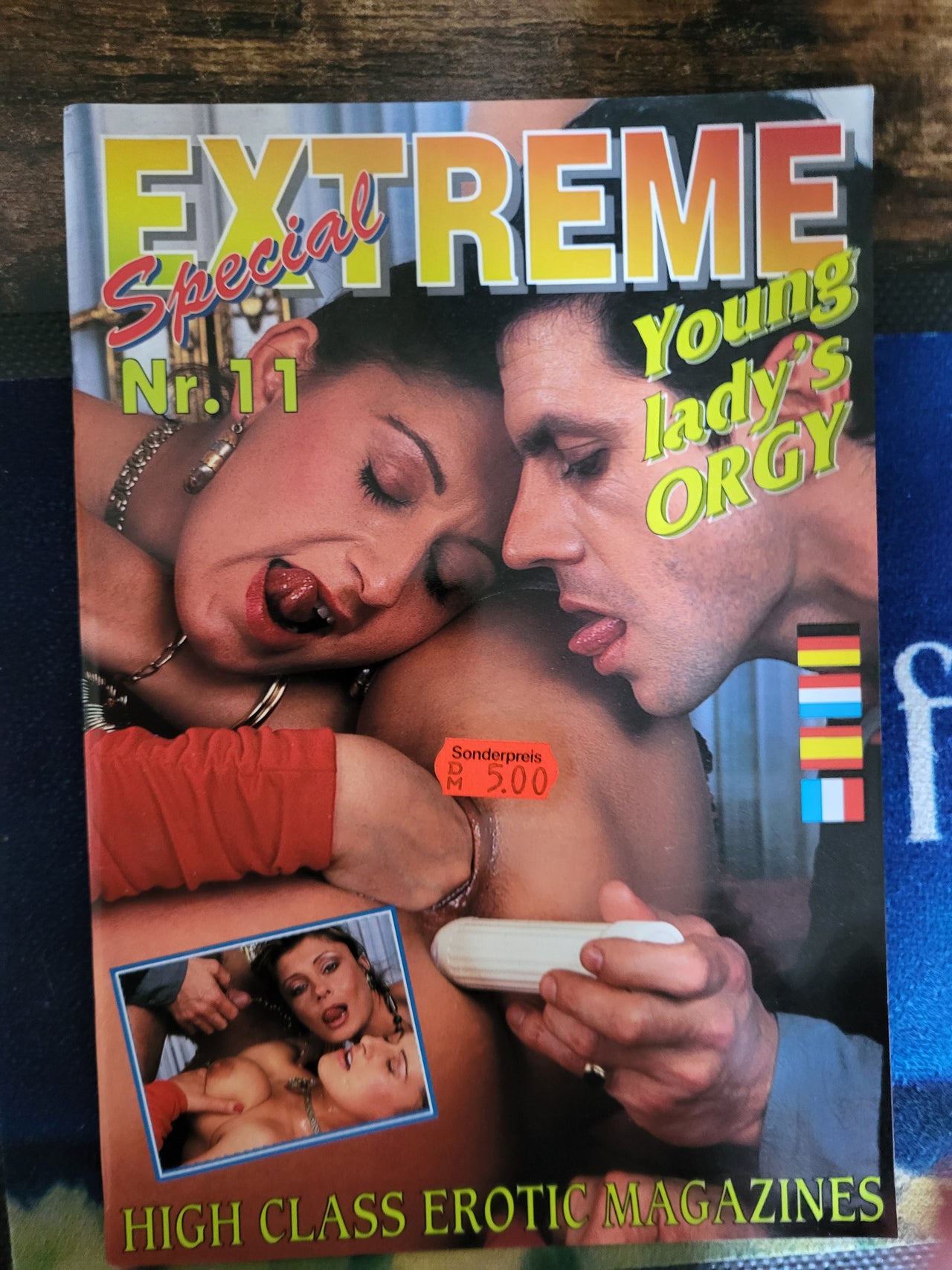 Extreme Special Magazine No 11 Young Lady's Orgy.. 1990's German Hardcore Magazine