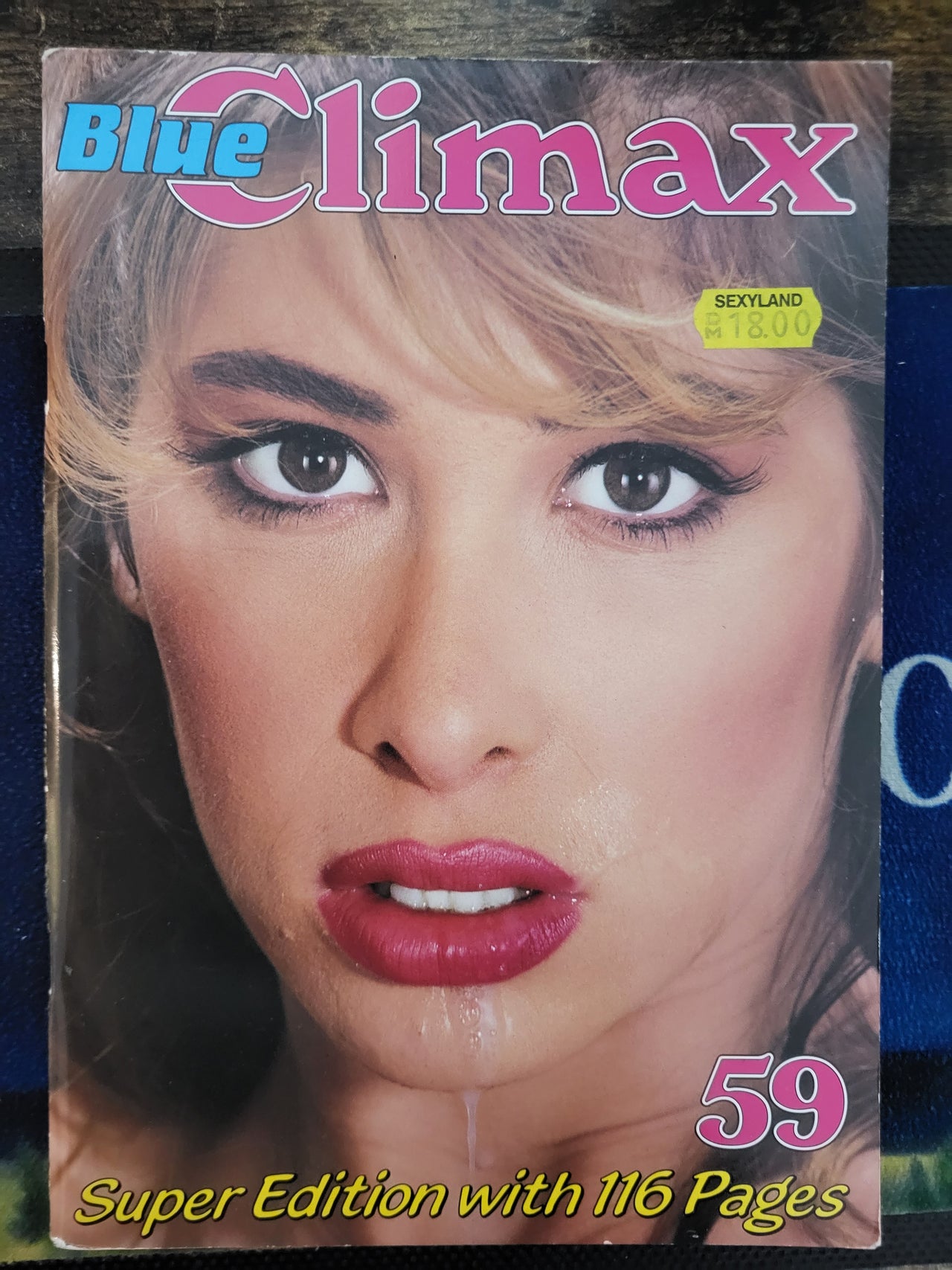 Blue Climax Magazine No 59 Small Format.. 1994 Danish Hardcore Magazine