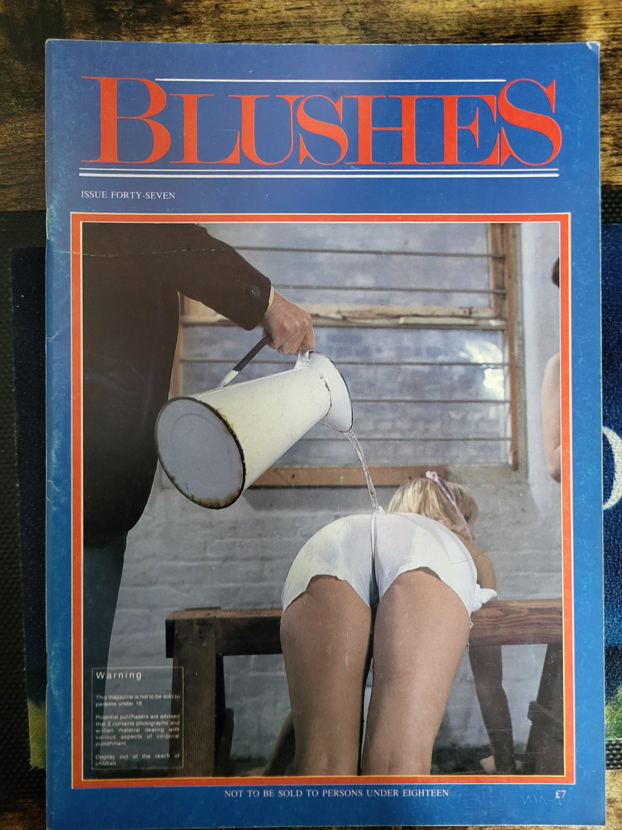 Blushes Magazine No 47.. Vintage UK Spanking And CP Magazine