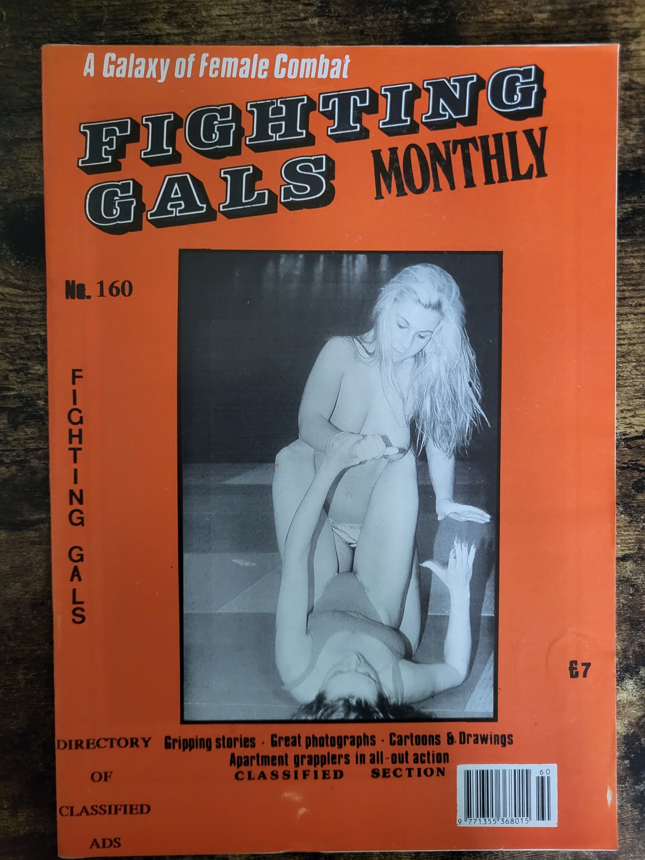 Fighting Gals Monthly Magazine No 160.. Female Combat Magazine