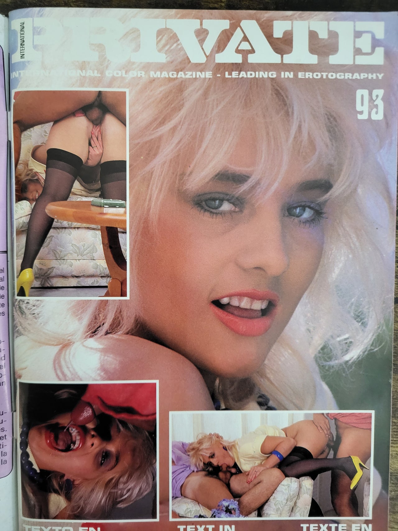 Private Magazine No 93 Small Format.. European Hardcore Magazine