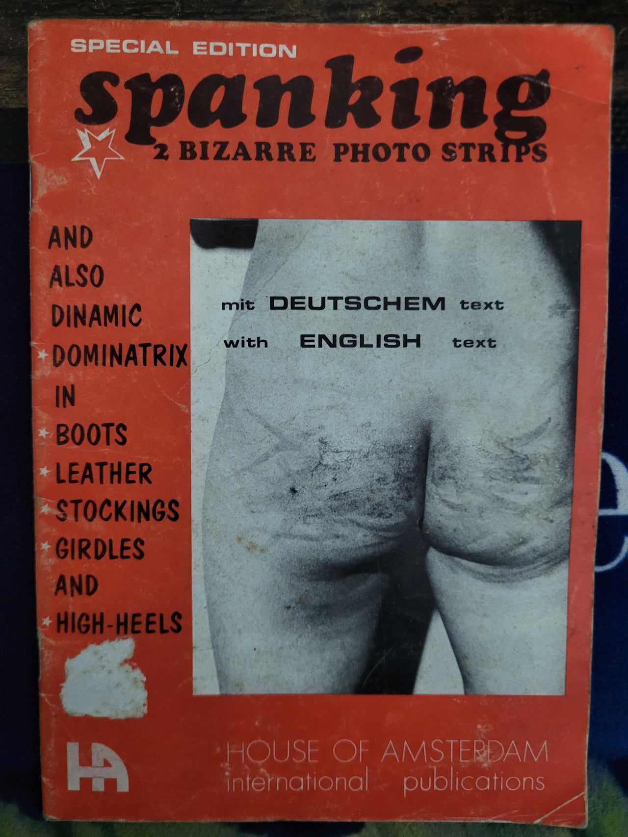 Spanking Magazine Special Edition Small Format.. 1970's Dutch CP And Spanking Magazine