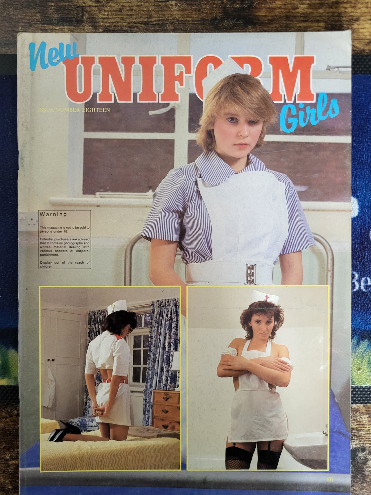Uniform Girls Magazine No 18.. Vintage UK Spanking And CP Magazine