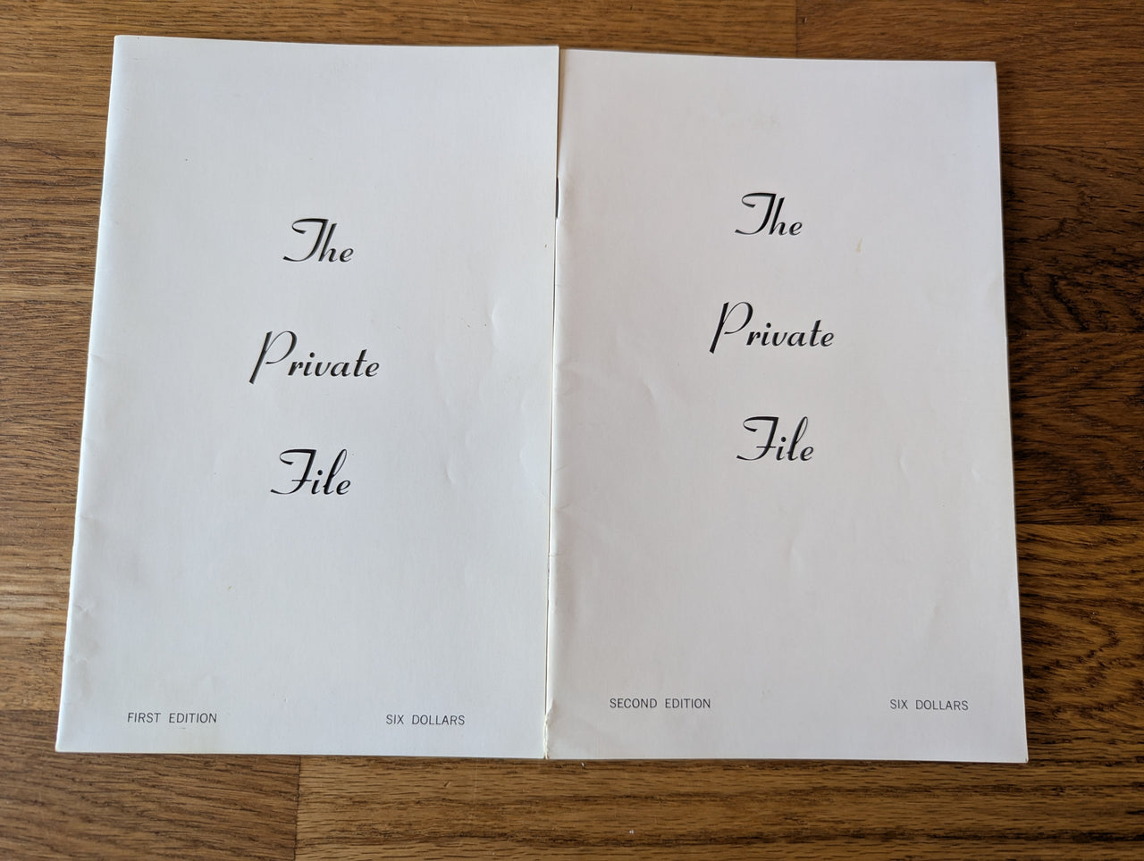 The Private File:  First & Second Edition Catalogues (Late 60's early 70's) By Bruce Bellas AKA Bruce of Los Angeles - Small Format Size - Gay Interest Magazines