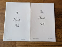 The Private File:  First & Second Edition Catalogues (Late 60's early 70's) By Bruce Bellas AKA Bruce of Los Angeles - Small Format Size - Gay Interest Magazines