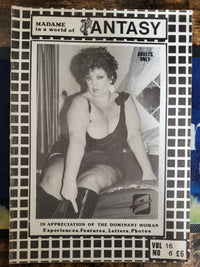 Madame In A World Of Fantasy Magazine Vol 16 No 6.. Vintage UK Female Domination Magazine