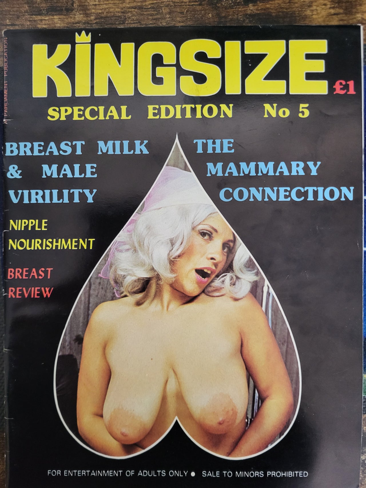 Kingsize Magazine Special Edition No 5.. 1976 US Big Tits Magazine.. UK Edition