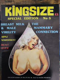 Kingsize Magazine Special Edition No 5.. 1976 US Big Tits Magazine.. UK Edition