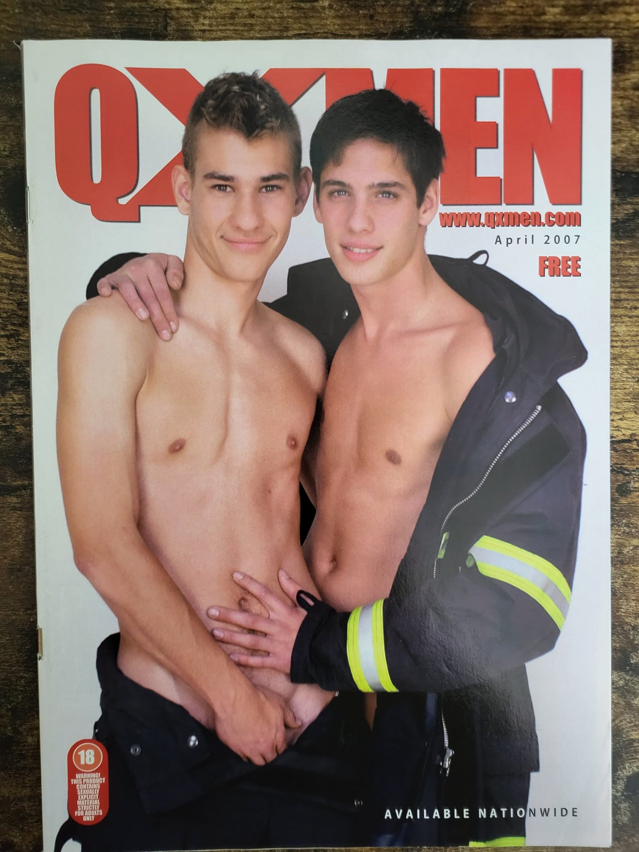 QX Men Magazine April 2007.. Hardcore Gay Magazine