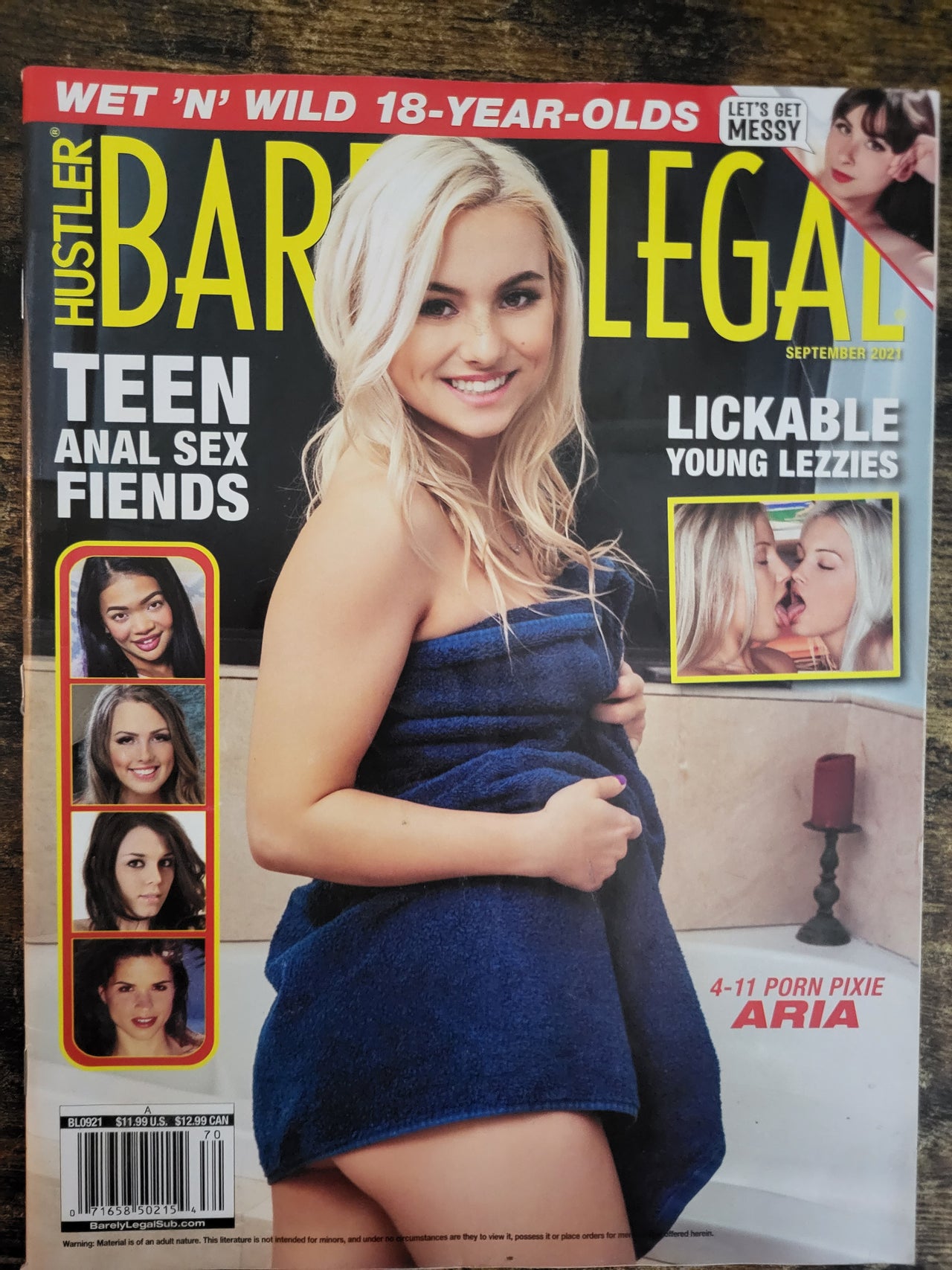 Barely Legal Magazine September 2021.. US Teen Magazine