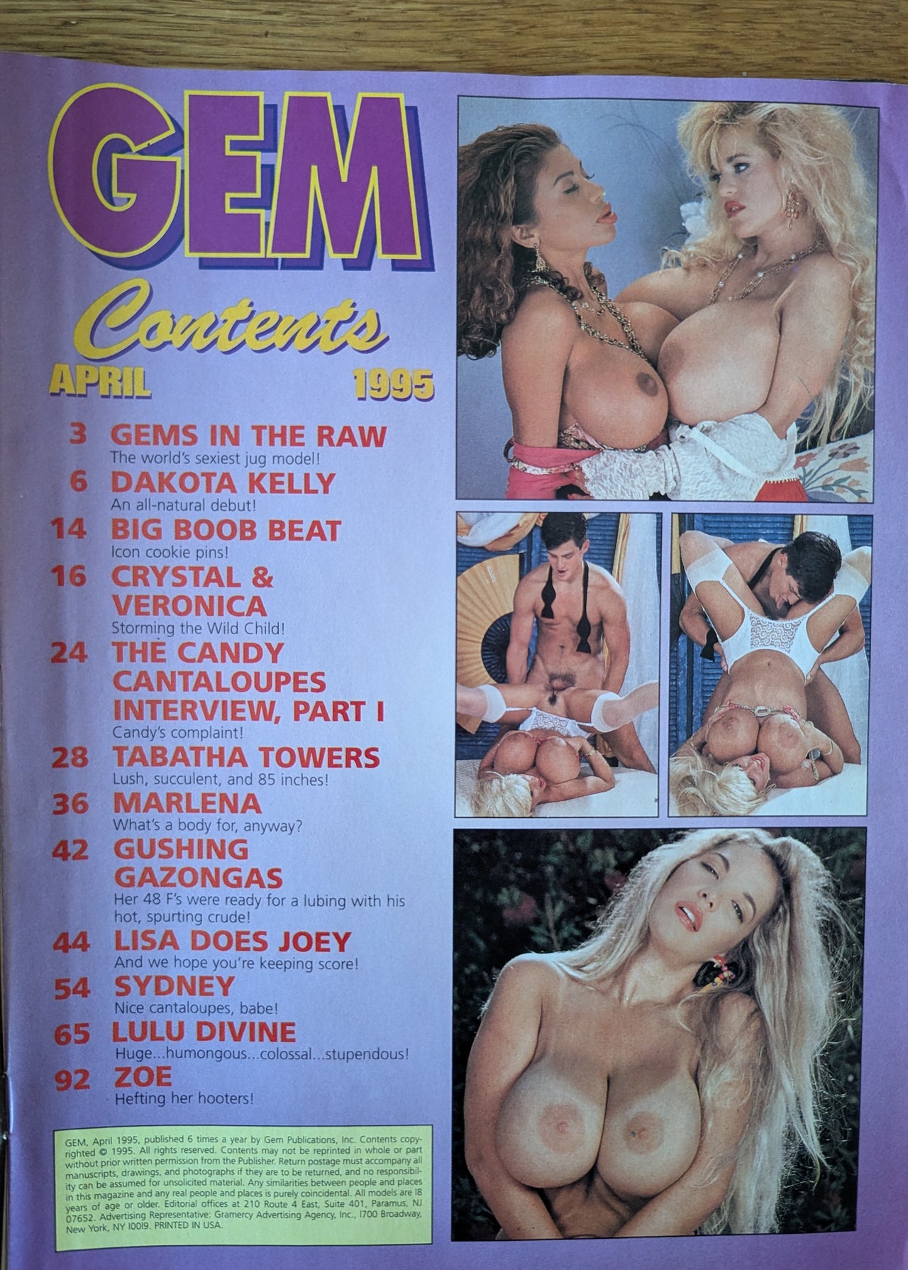 Gem 85" Magazine April 1995