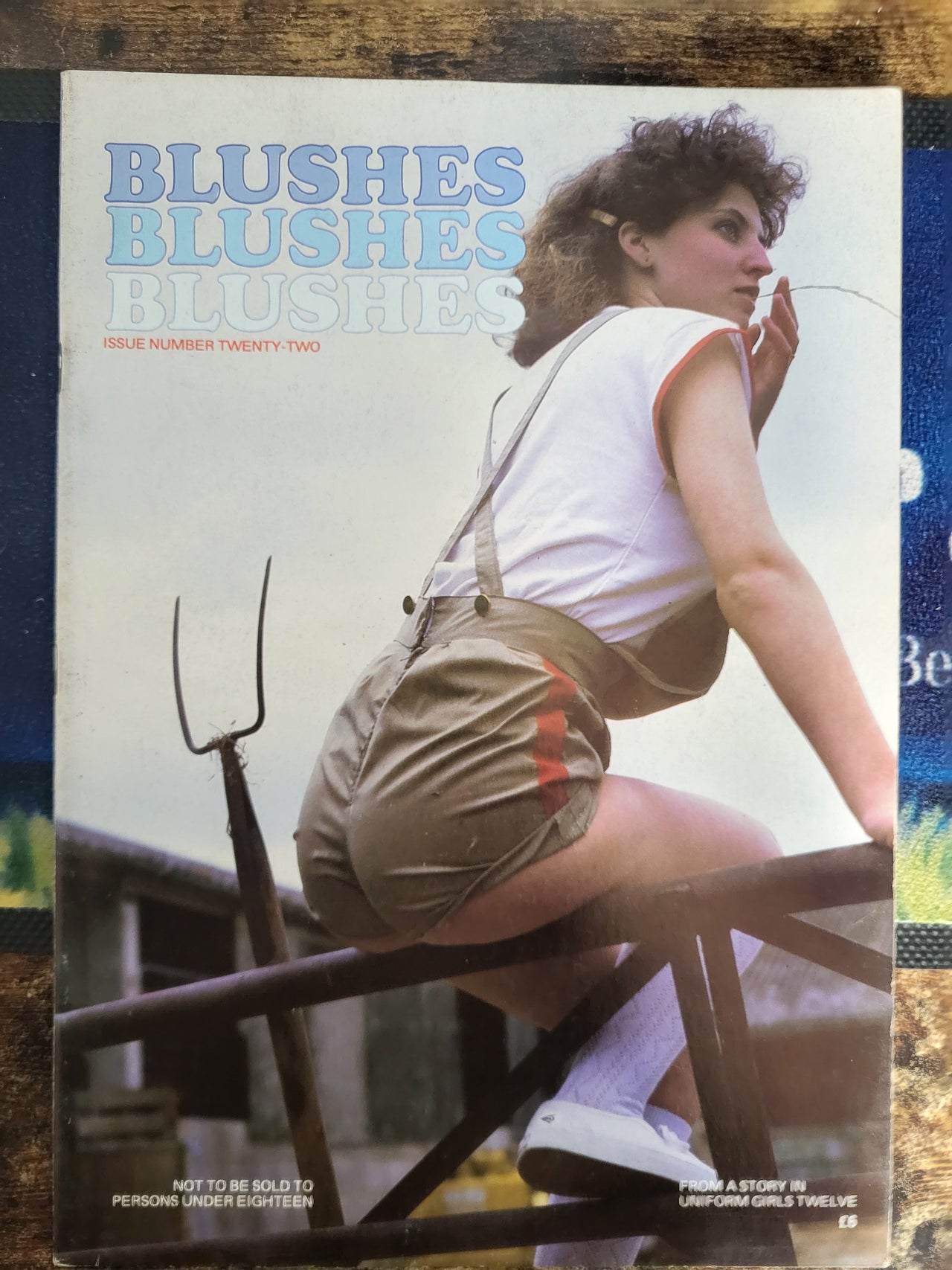 Blushes Magazine No 22.. Vintage UK Spanking Magazine