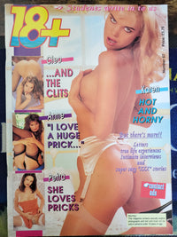 18+ Magazine No 67 Small Format.. Partially Censored Hardcore Magazine