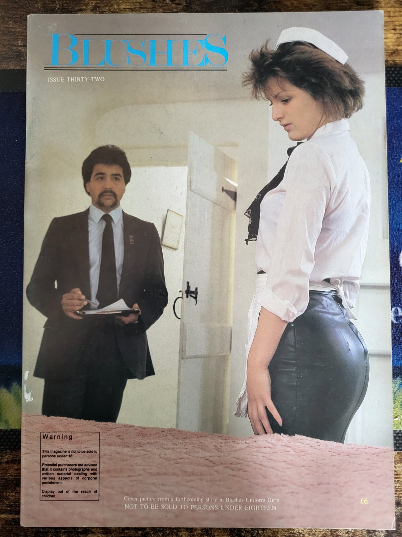Blushes Magazine No 32.. Vintage UK Spanking And CP Magazine