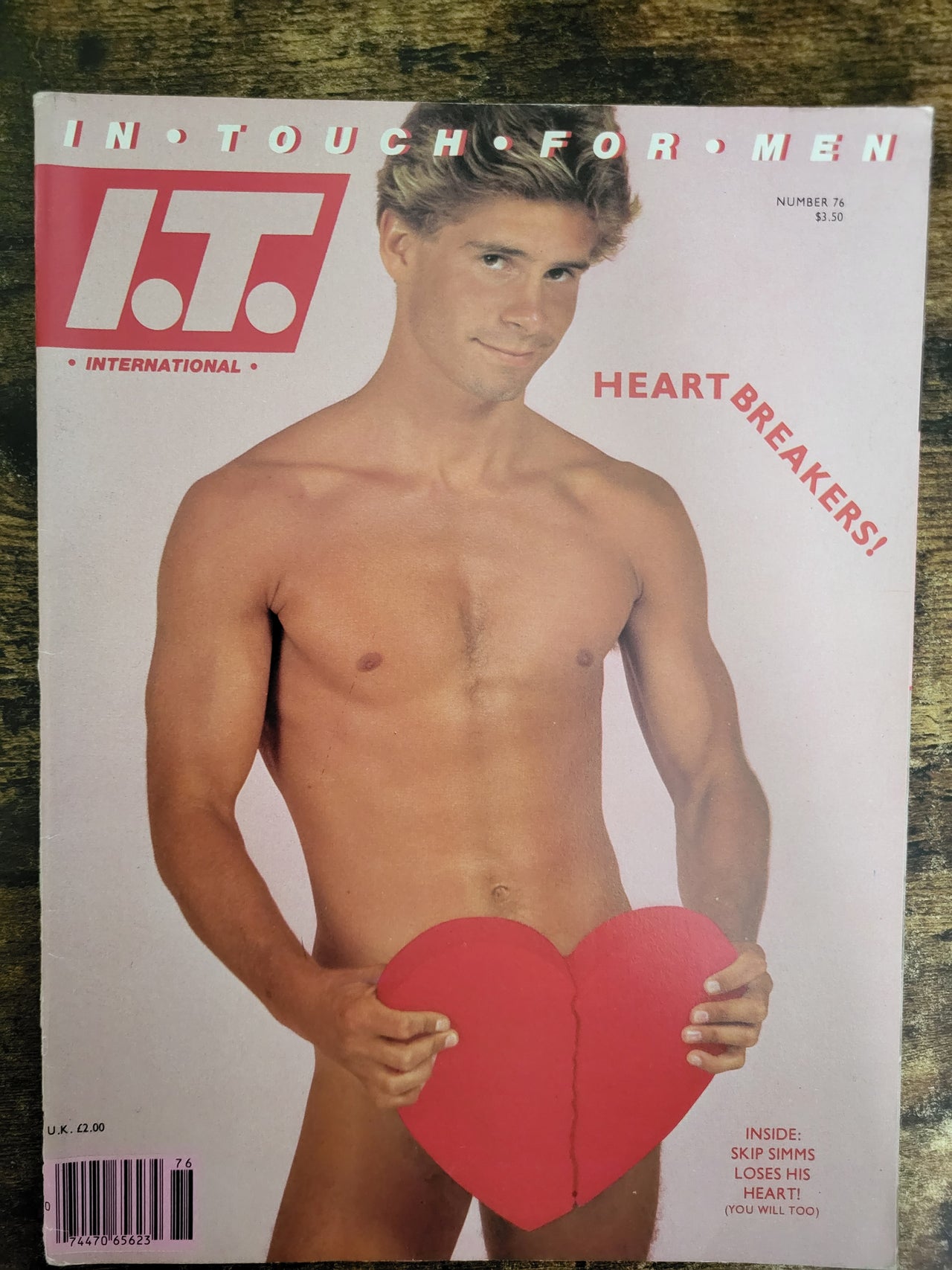 In Touch For Men Magazine No 76.. 1981 US Gay Magazine