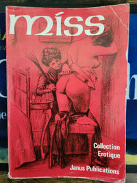 Miss Paperback Book.. A Janus Publication.. Spanking Erotica 1975