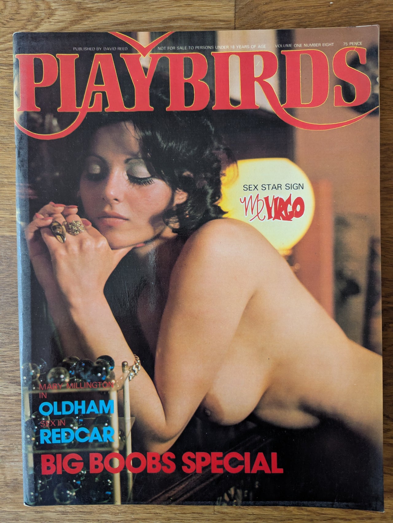 Playbirds Magazine Vol 1 No 8 ... Featuring Mary Millington
