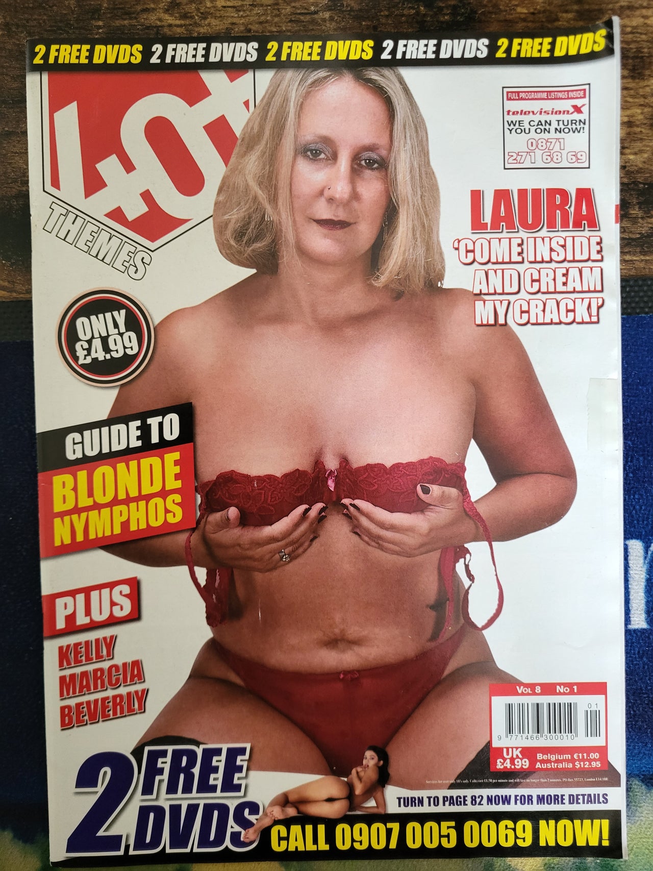 40+ Themes Magazine Vol 8 No 1 Guide To Blonde Nymphos.. UK Milf Magazine