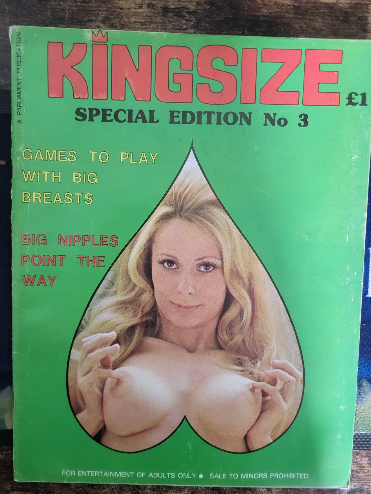 Kingsize Magazine Special Edition No 3.. 1976 US Big Tits Magazine