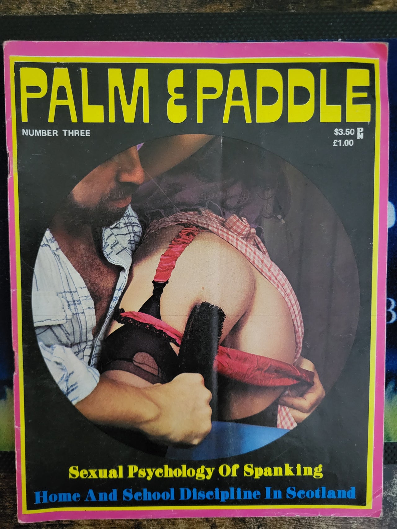 Palm & Paddle Magazine No 3 Small Format.. 1975 US Spanking Magazine