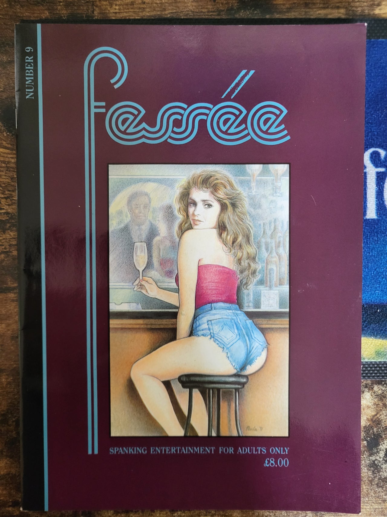 Fessee Magazine No 9.. 1991 UK CP And Spanking Magazine