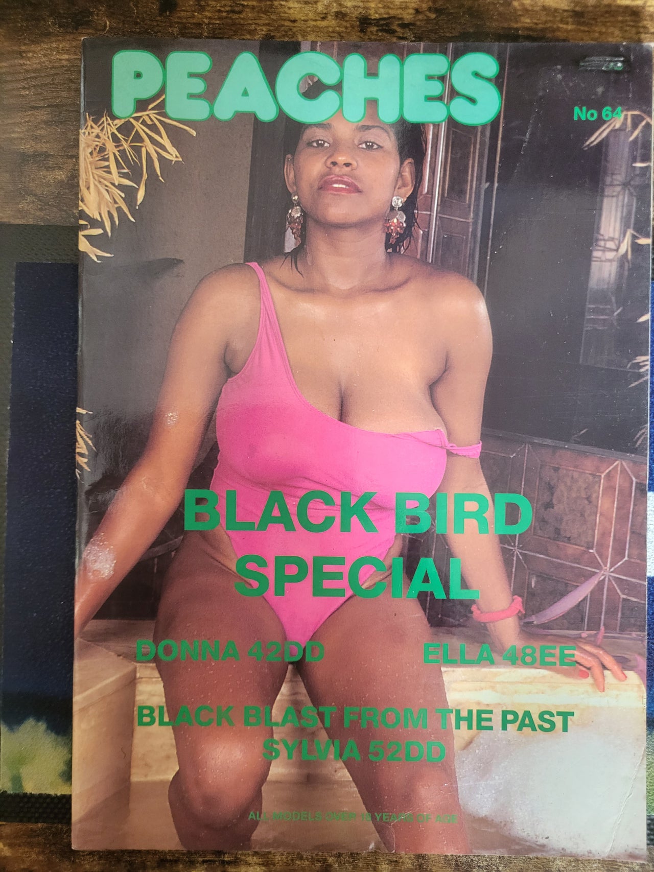 Peaches Magazine No 64 Black Bird Special.. 1992 UK Black Women With Big Tits Magazine