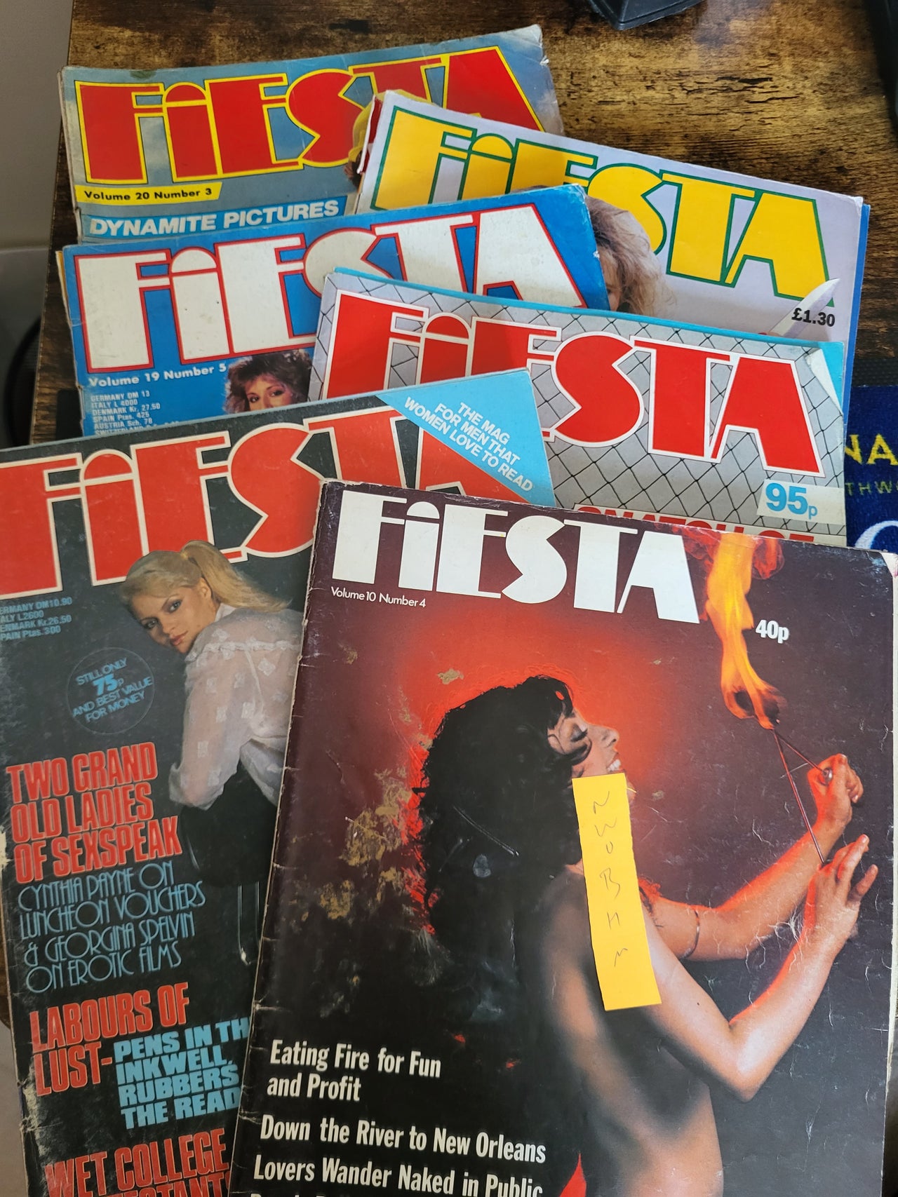 Fiesta Magazines × 6.. Damaged