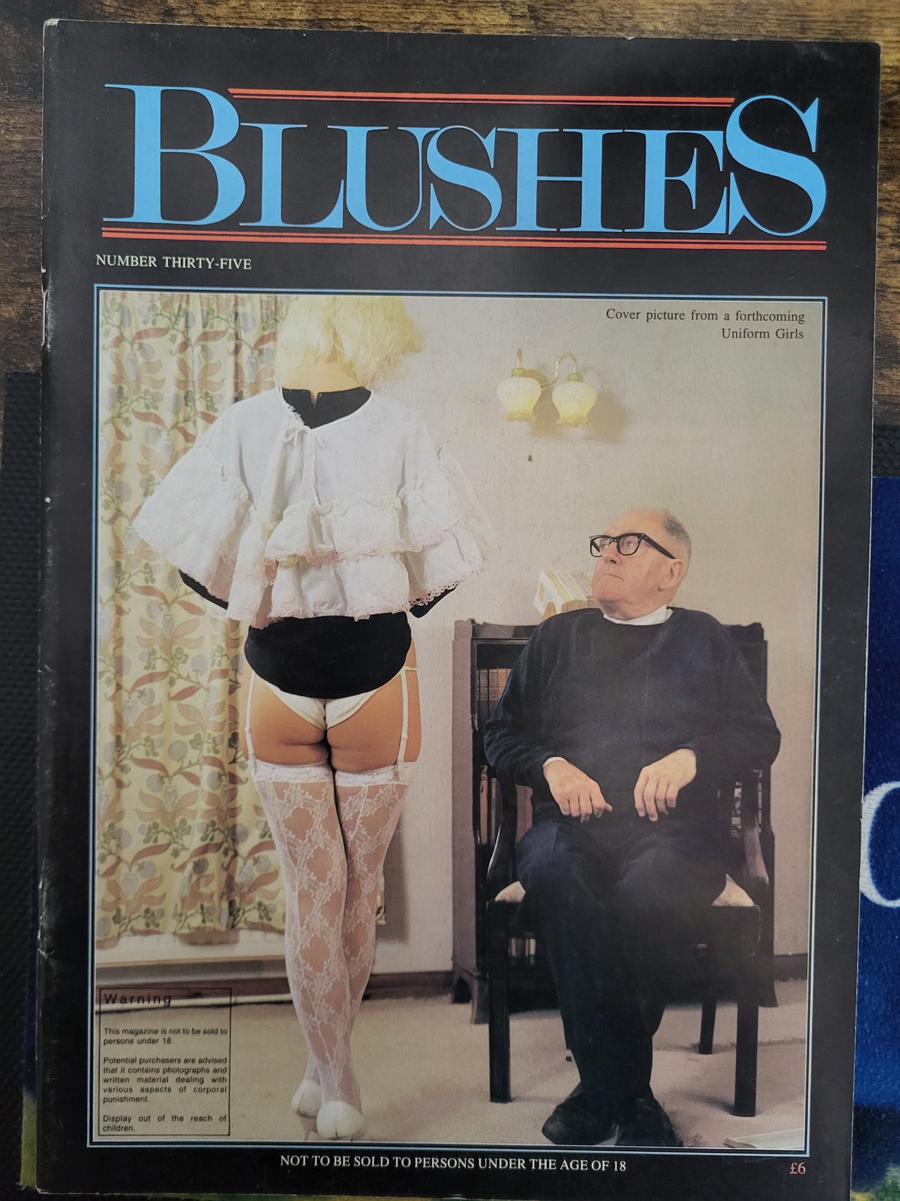 Blushes Magazine No 35.. UK Vintage Spanking Magazine