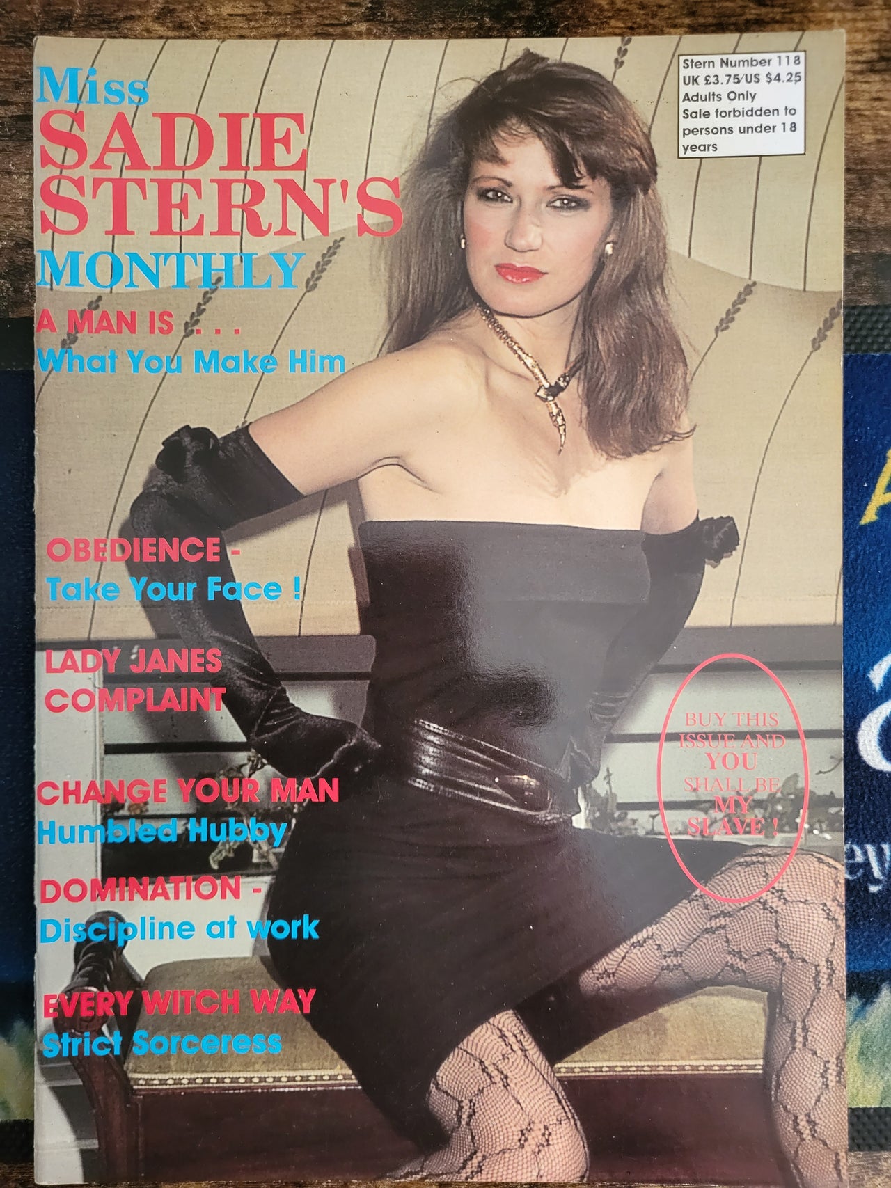 Miss Sadie Stern's Monthly Magazine No 118.. UK Femdom Magazine