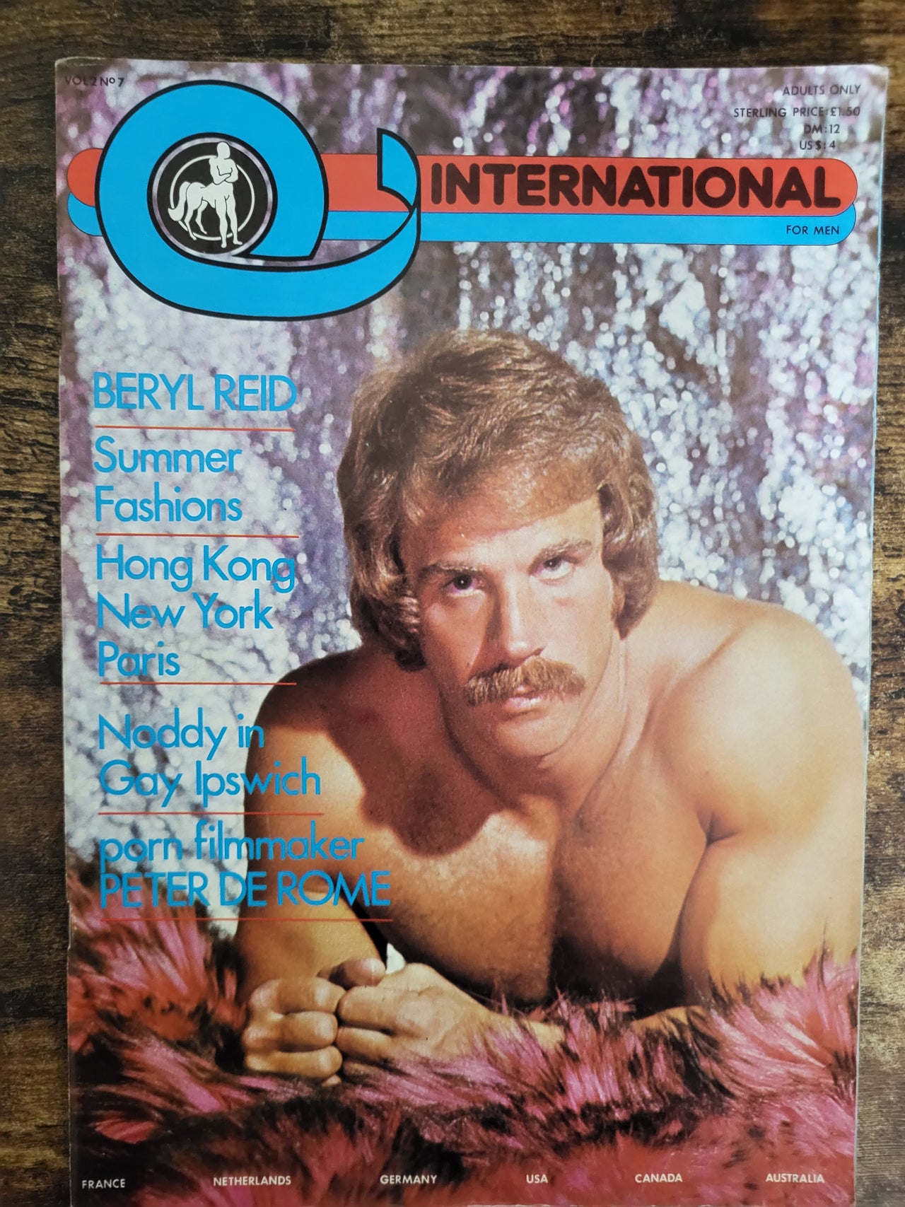 Q International Magazine Vol 2 No 7.. Vintage UK Gay Magazine