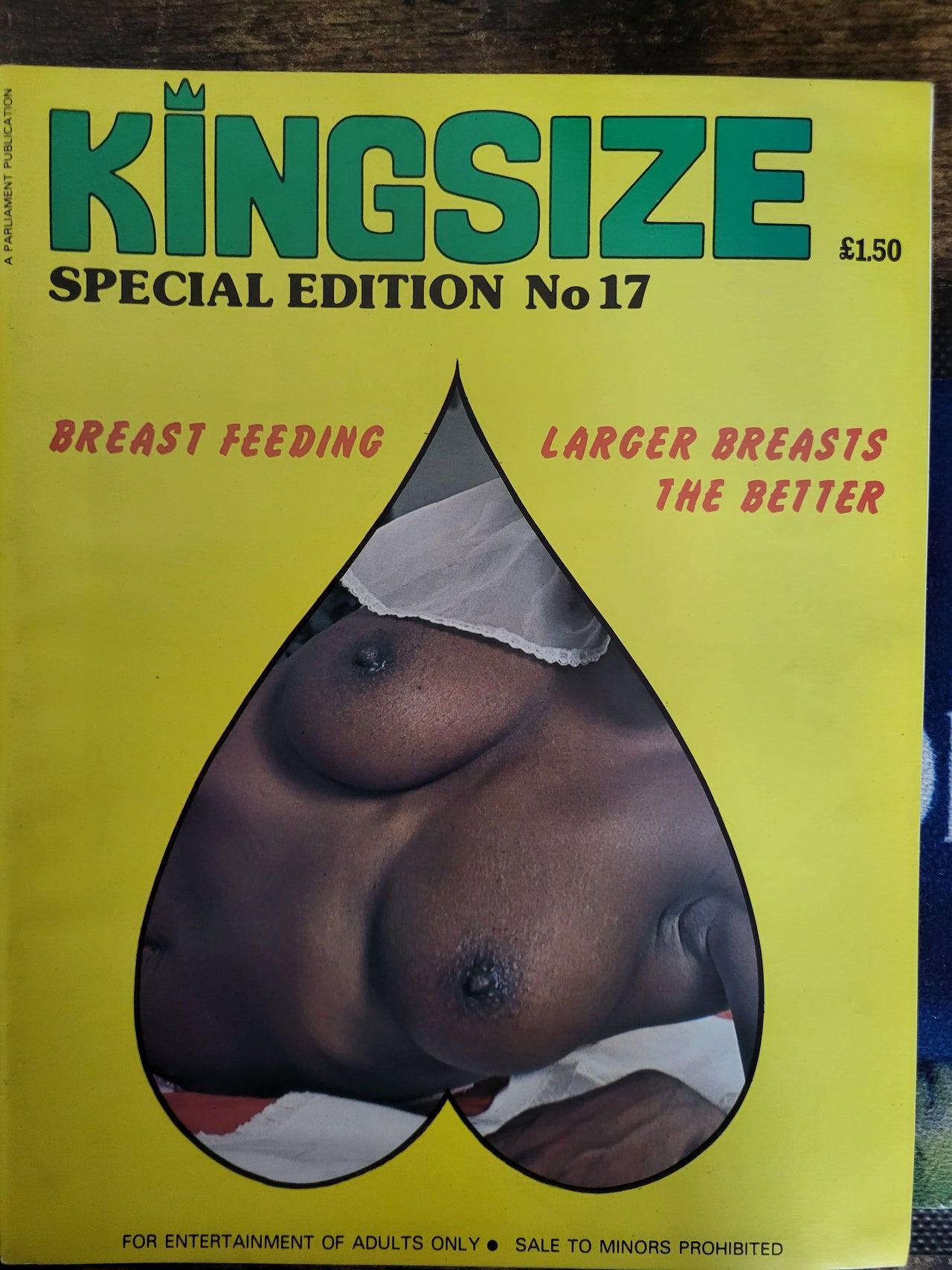 Kingsize Magazine Special Edition No 17.. 1979 US Big Tits Magazine.. UK Edition