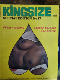 Kingsize Magazine Special Edition No 17.. 1979 US Big Tits Magazine.. UK Edition