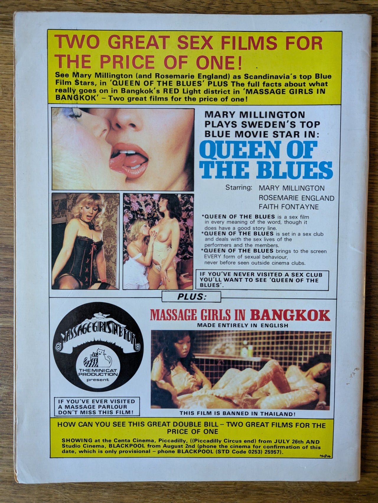 Lovebirds Magazine No 29 ... Featuring Mary Millington in Eight Page Romp With Ronnie