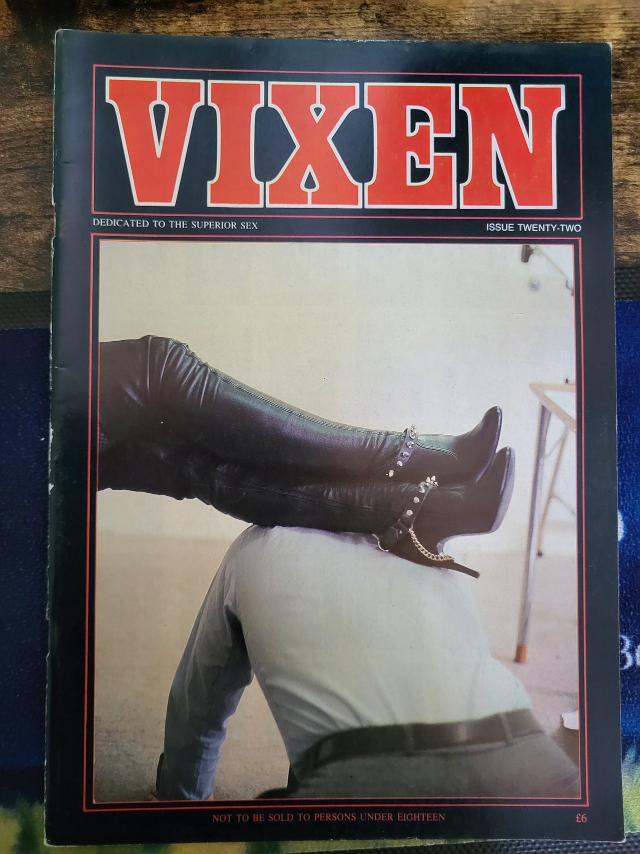 Vixen Magazine No 22.. Vintage UK Female Domination And Spanking Magazine
