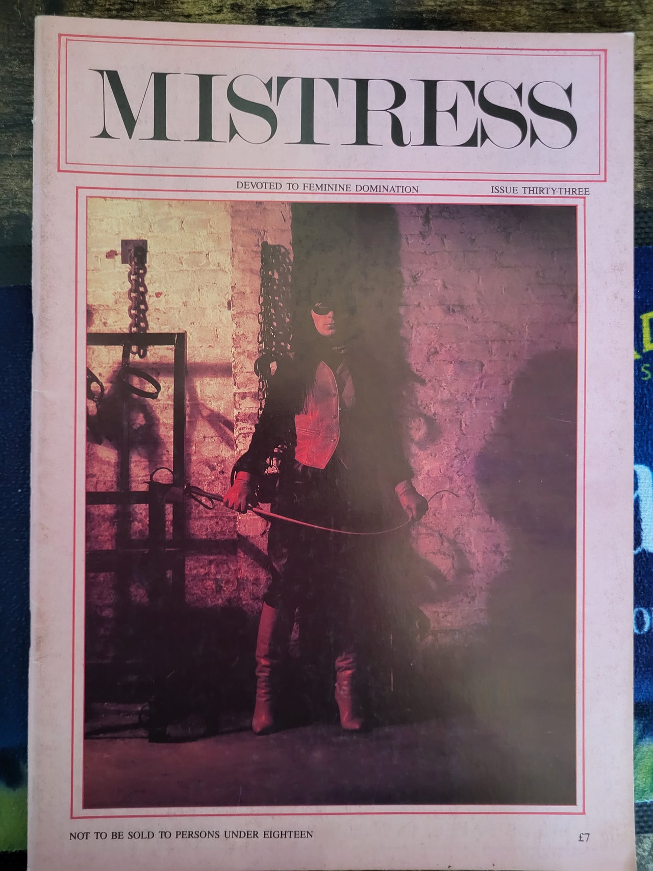 Mistress Magazine No 33.. Vintage UK Female Domination And Spanking Magazine