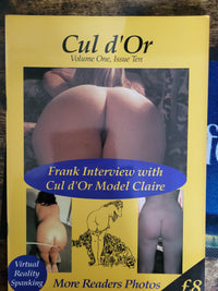 Cul D'or Magazine Vol 1 No 10.. 1994 UK Spanking And CP Magazine