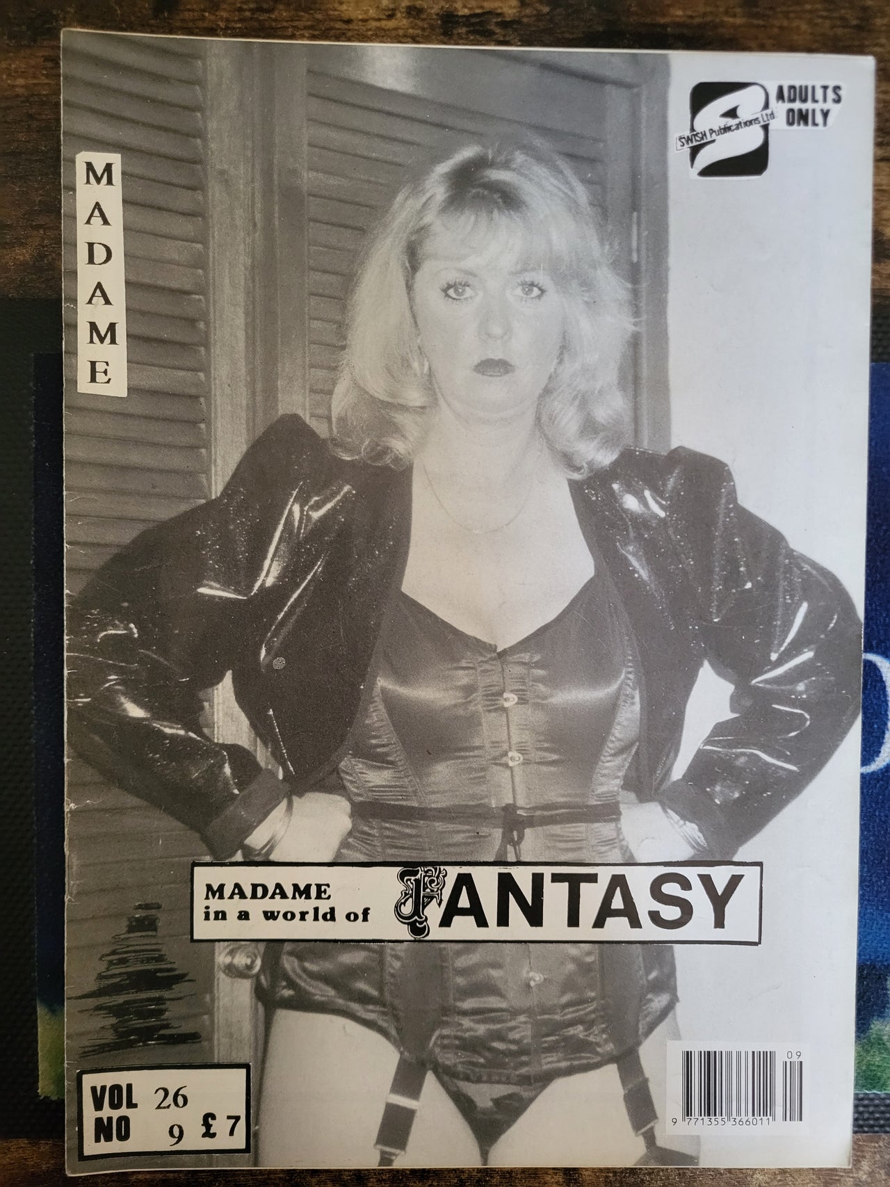 Madame In A World Of Fantasy Magazine Vol 26 No 9.. Vintage UK Female Domination Magazine
