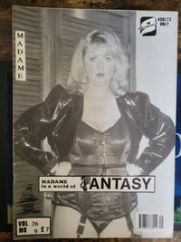 Madame In A World Of Fantasy Magazine Vol 26 No 9.. Vintage UK Female Domination Magazine