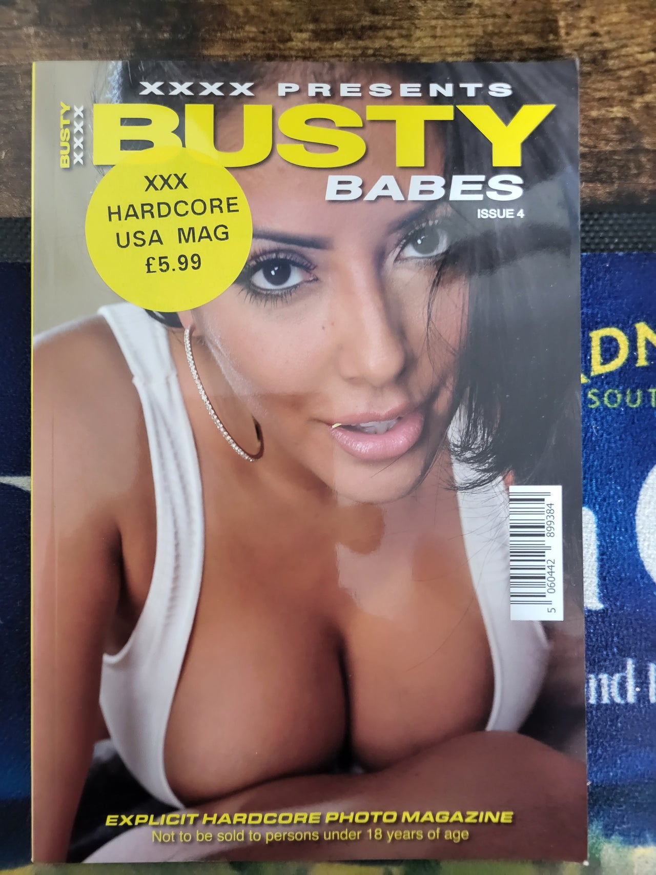 Busty Babes Magazine No 4 Small Format.. UK Hardcore Magazine