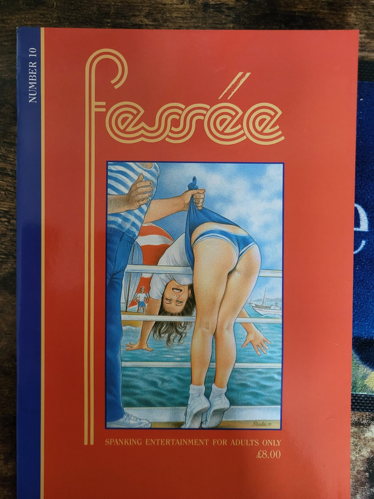 Fessee Magazine No 10.. 1991 UK CP And Spanking Magazine