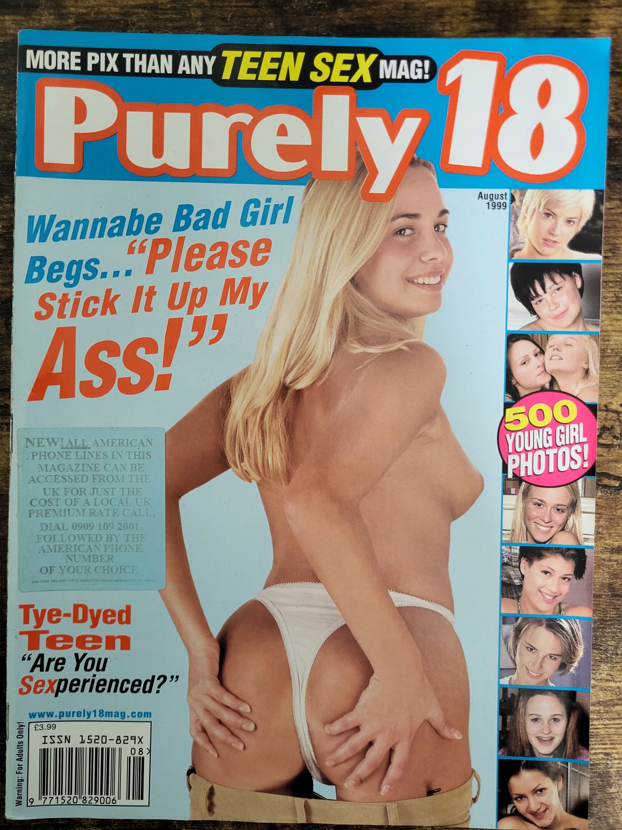 Purely 18 Magazine August 1999.. US Teen Magazine