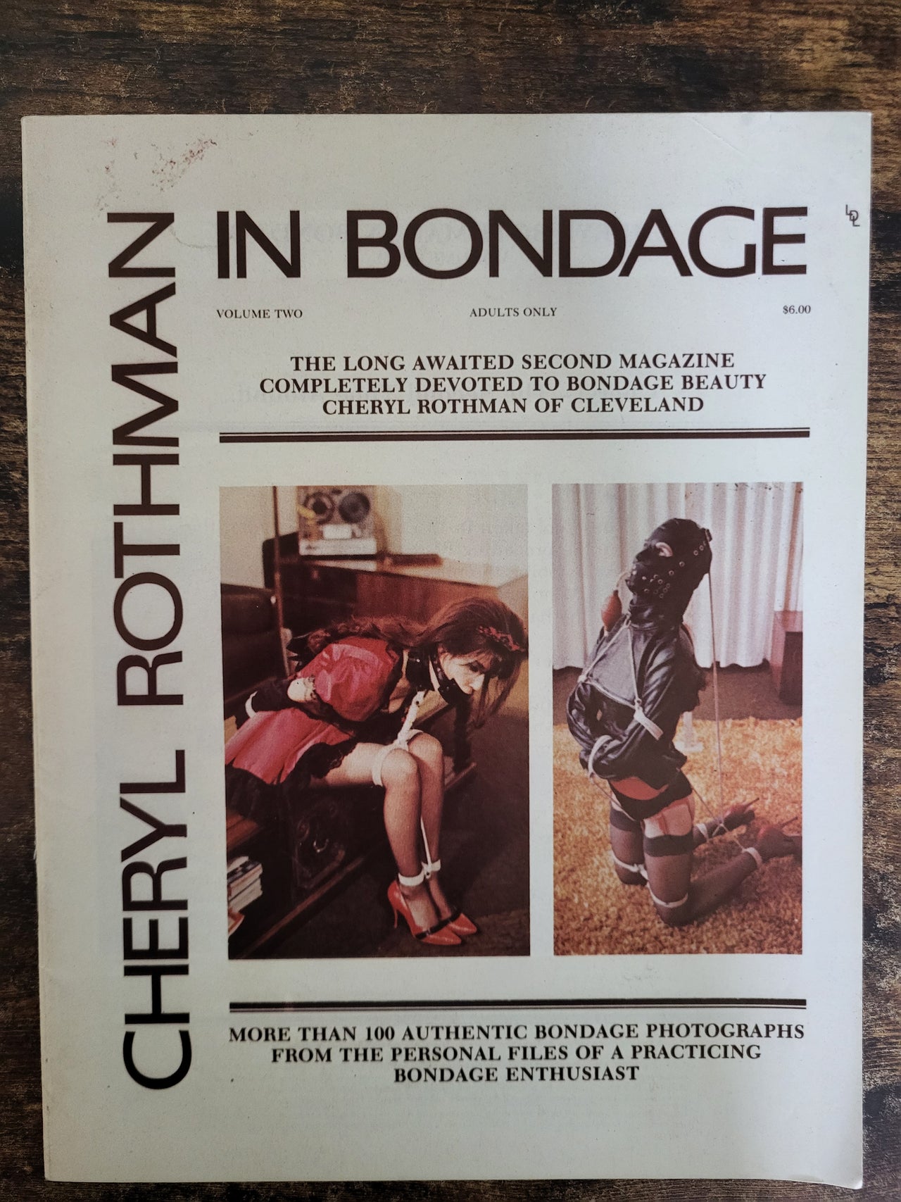 Cheryl Rothman In Bondage Magazine Vol 2.. 1979 US Bondage Magazine