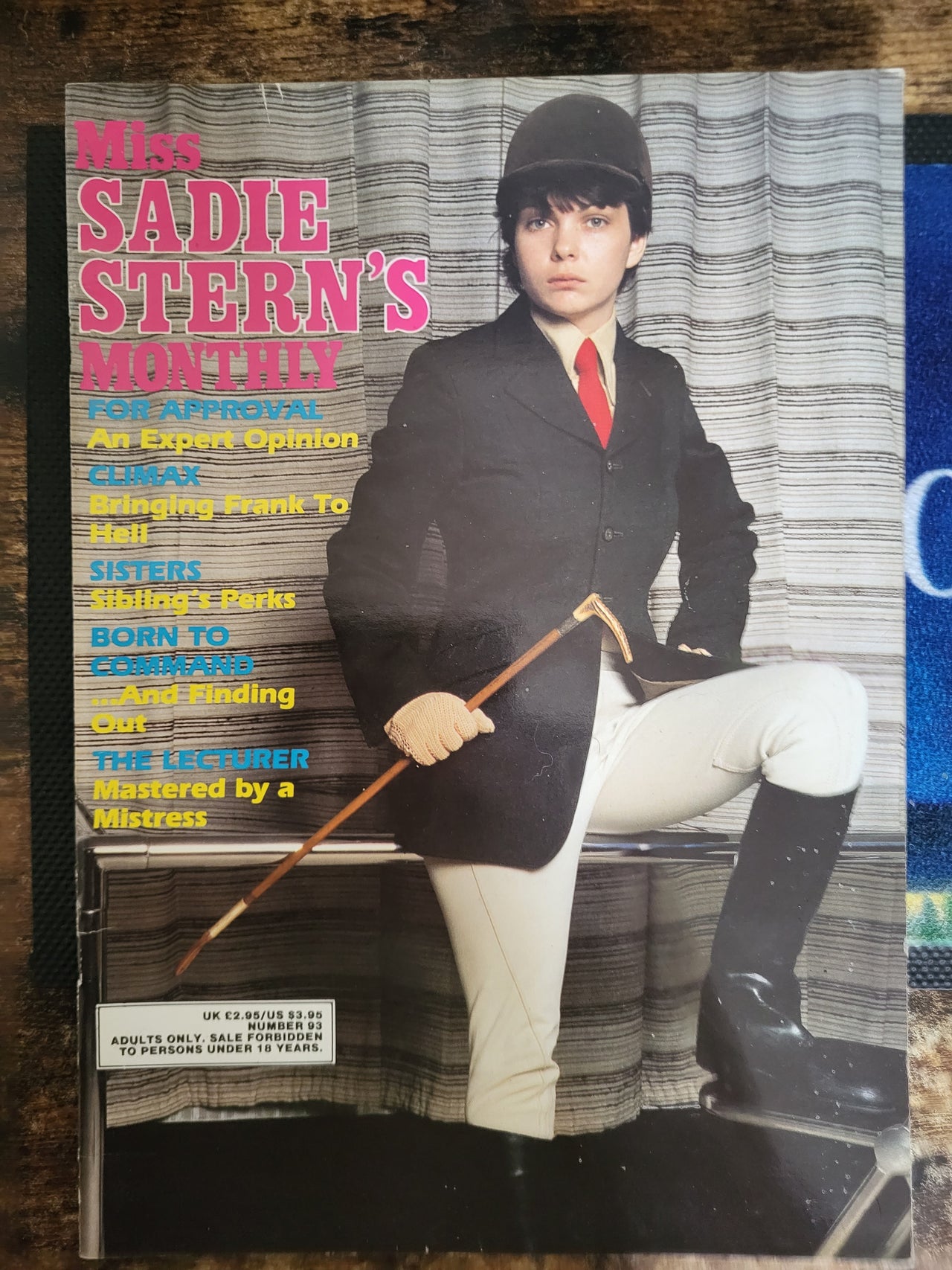 Miss Sadie Stern's Monthly Magazine No 93.. UK Female Domination Magazine