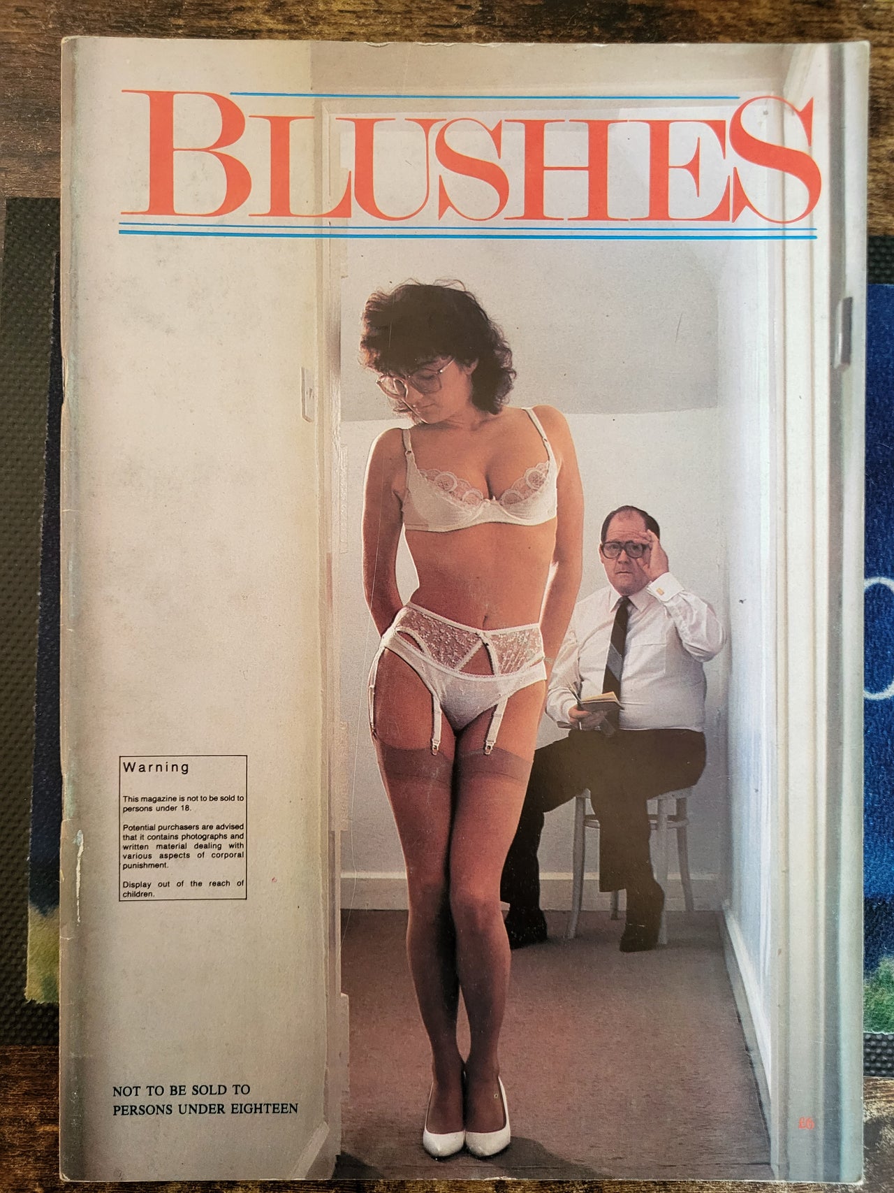 Blushes Magazine No 31.. Vintage UK Spanking And CP Magazine