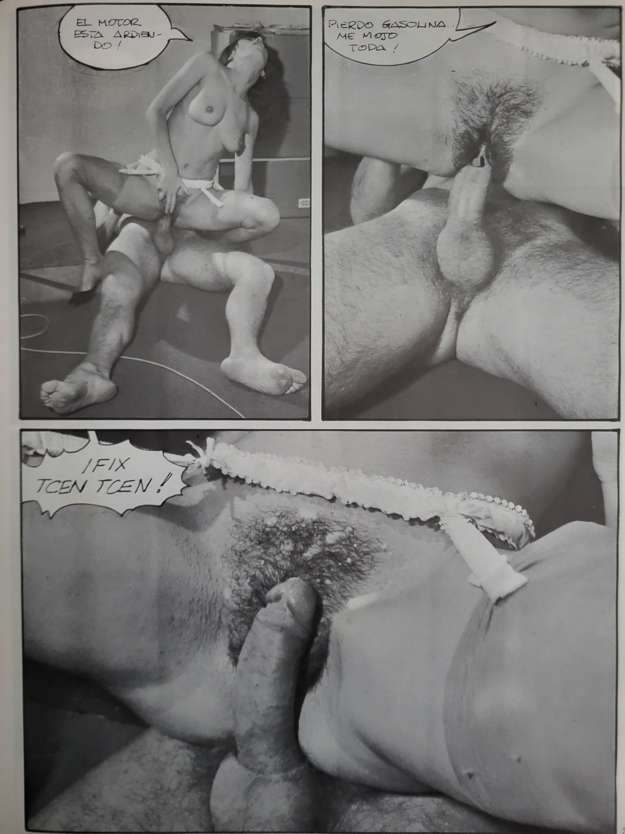 Supersex Magazine August No 1 Spanish Hardcore Photo Story Magazine In Black And White