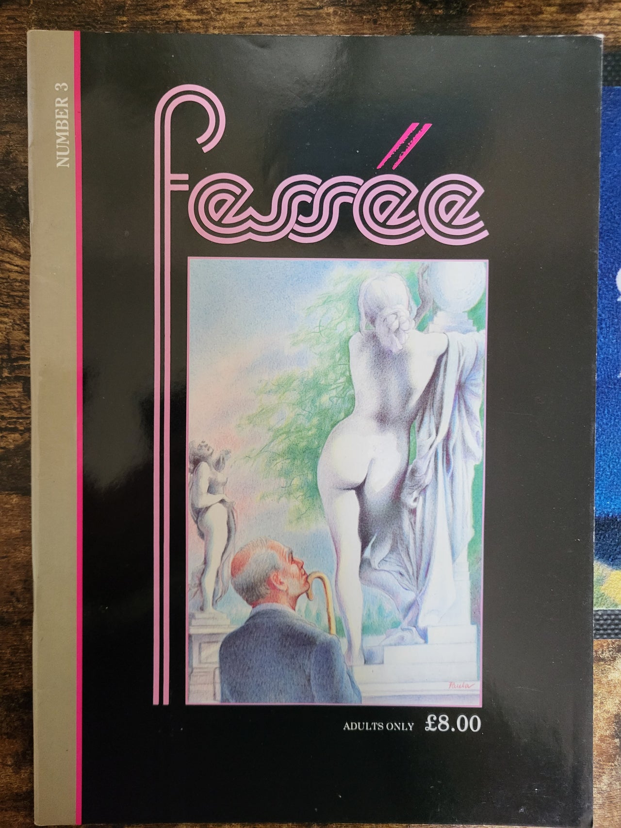 Fessee Magazine No 3.. 1989 UK CP And Spanking Magazine