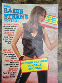 Miss Sadie Stern's Monthly Magazine Vol 3 No 1.. UK Fetish And Bondage Magazine