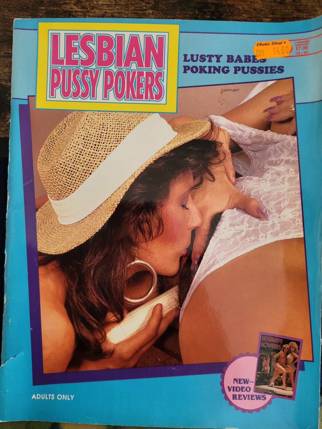Lesbian Pussy Pokers Magazine Vol 3 No 1.. 1990 US Lesbo Lovers Magazine